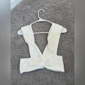 Elegant Cream Women's Top